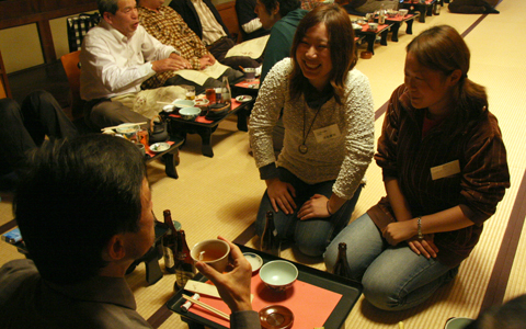 恒例の学友会との懇親会＠福家